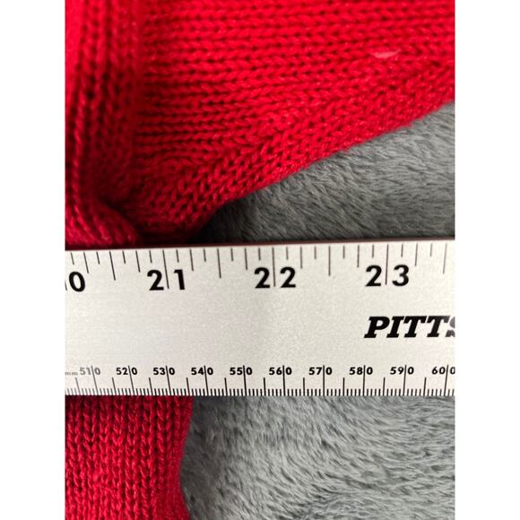 Victoria Jones Christmas Nutcracker Holiday Vintage Red Cardigan Medium - Picture 9 of 11